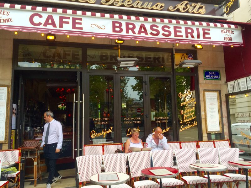 Le café des Beaux Arts à Paris