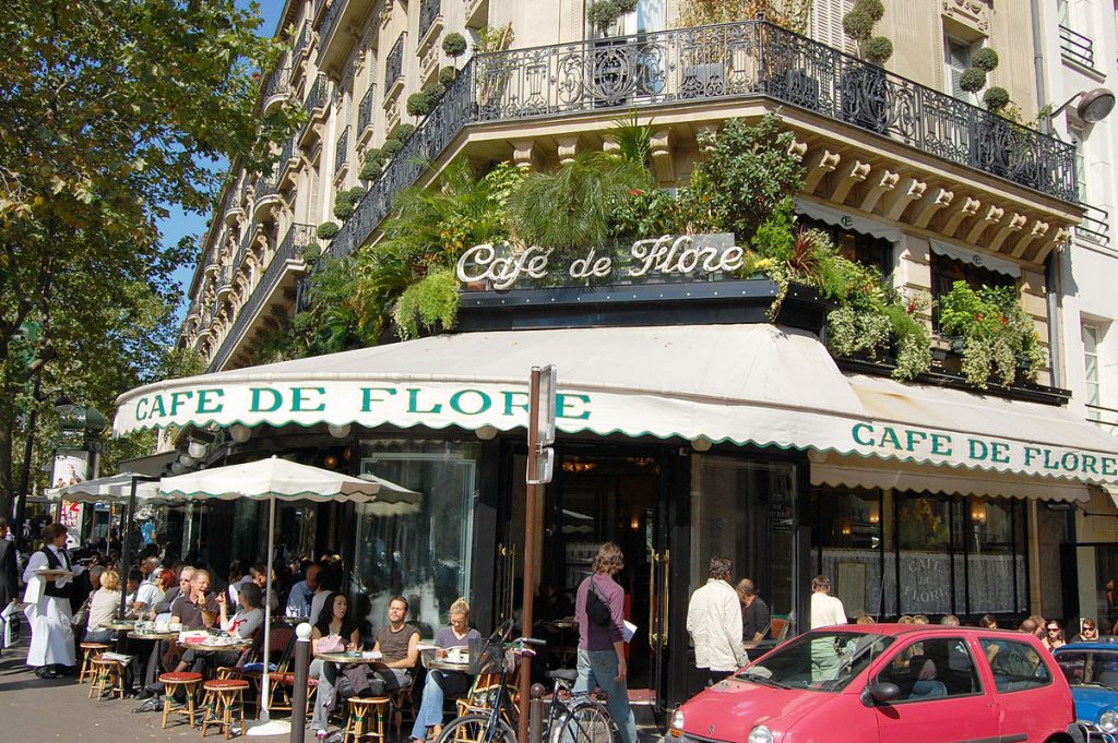 The Café de Flore in Paris