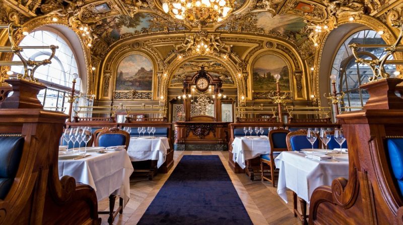 Le restaurant Le Train Bleu à Paris