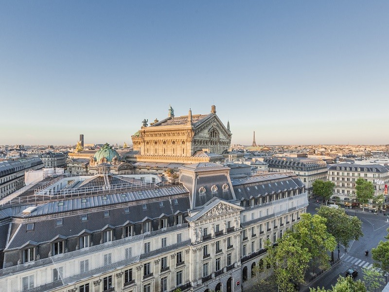 Opera district restaurants  Galeries Lafayette Paris Haussmann