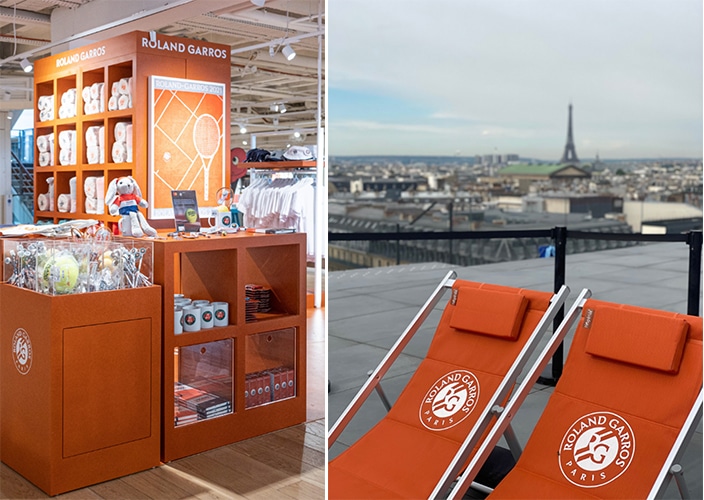 Urban Nature Roland Garros comes to Galeries Lafayette Paris Select