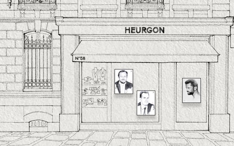 Drawing of the Heurgon shop
