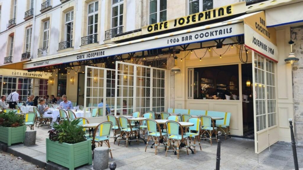 Terrasse du café Joséphine