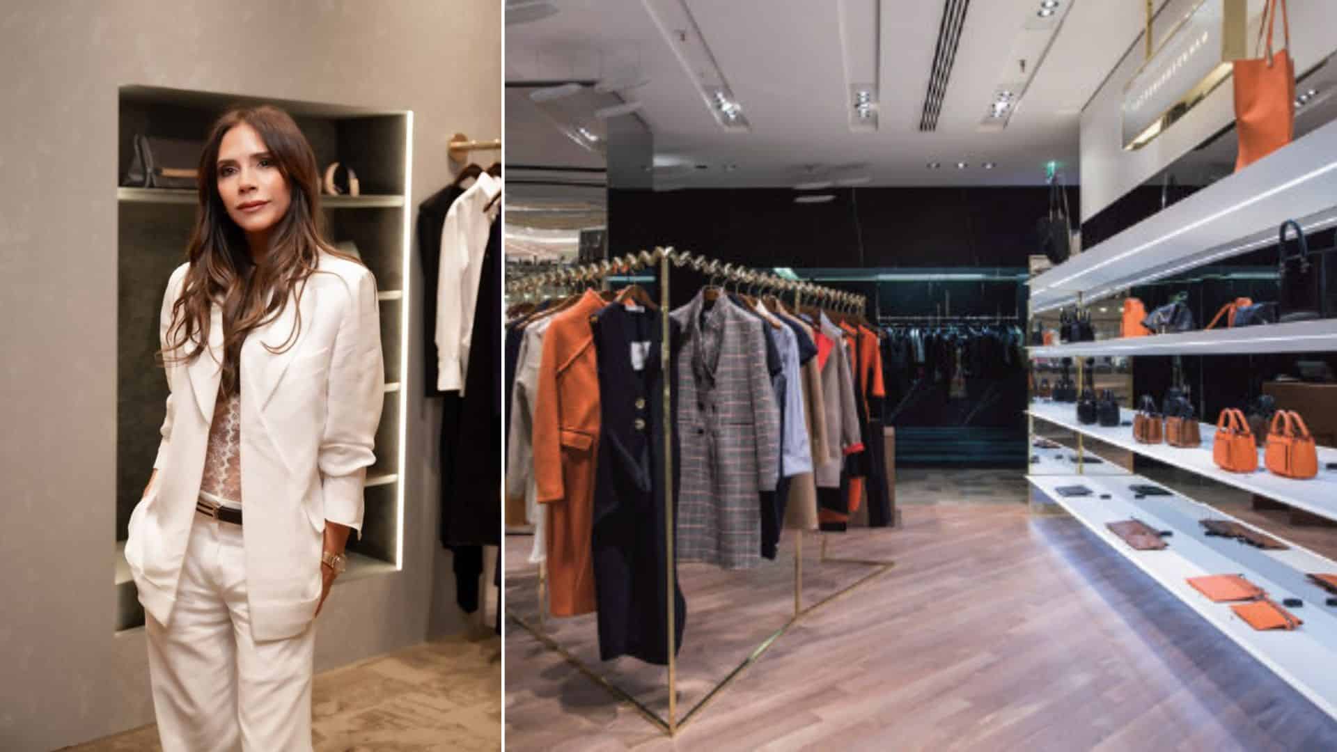 Victoria Beckham installe un nouveau corner aux Galeries Lafayette Paris Haussmann