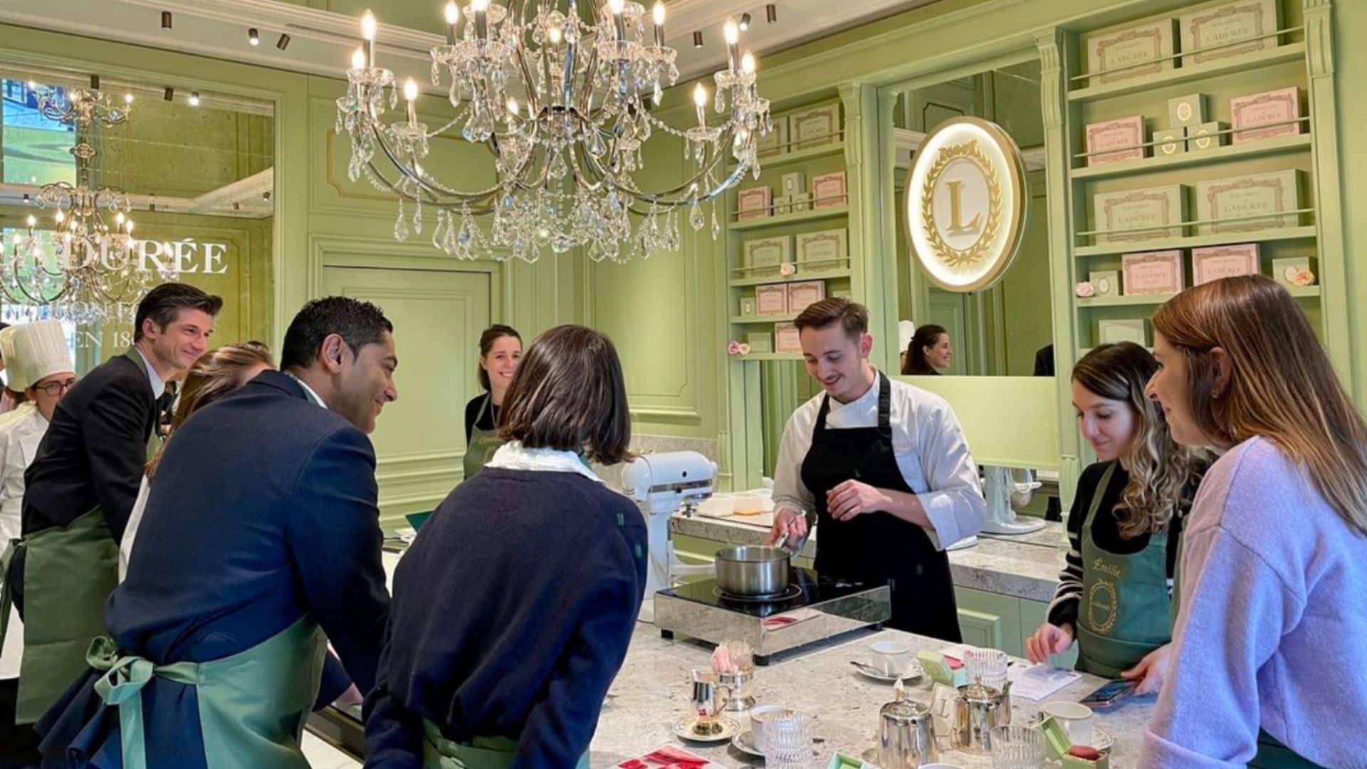 Ladurée lance ses cours de pâtisserie accessible à tous