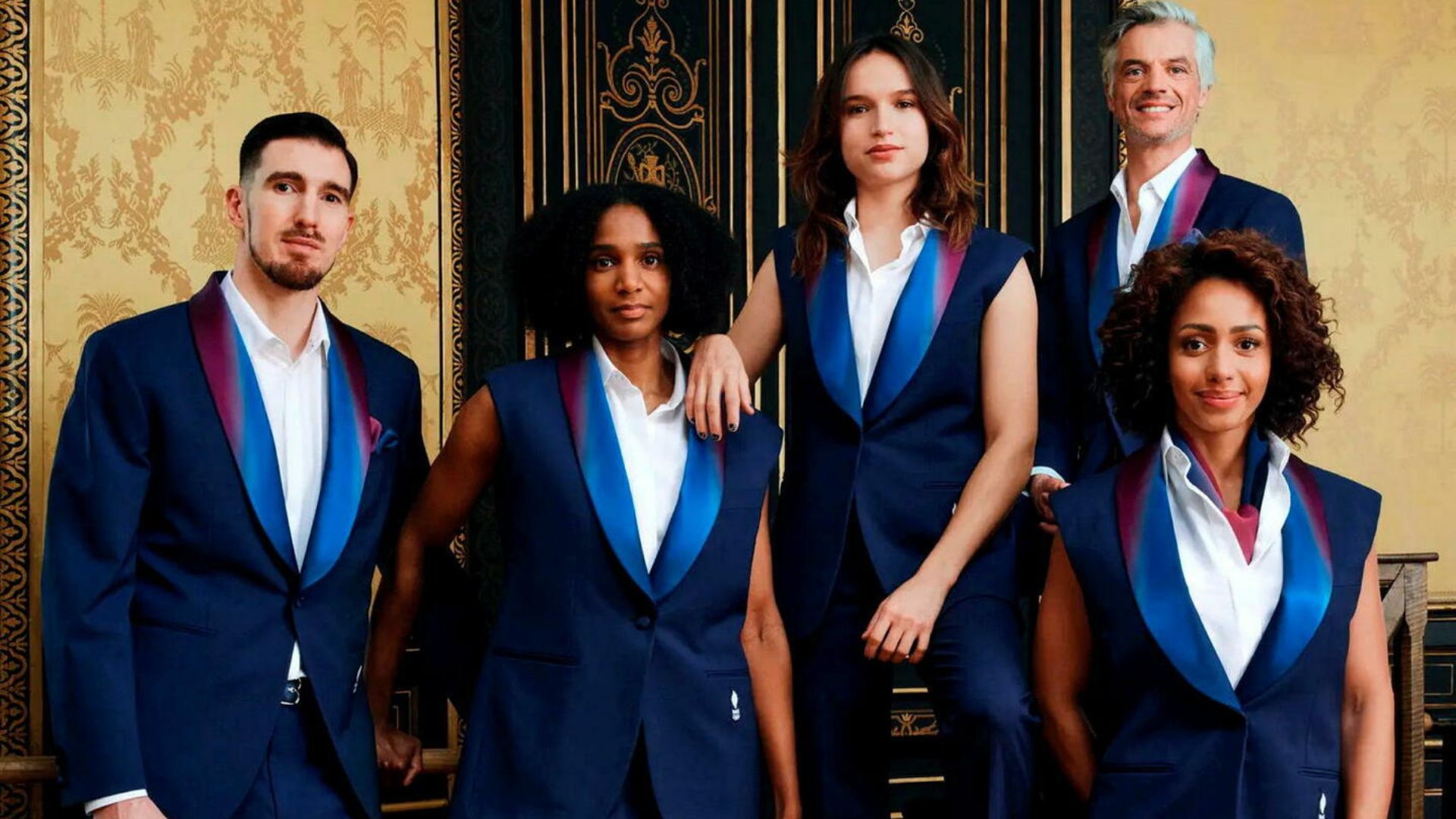 Berluti habille les athlètes français pour le cérémonie d’ouverture des Jeux Olympiques