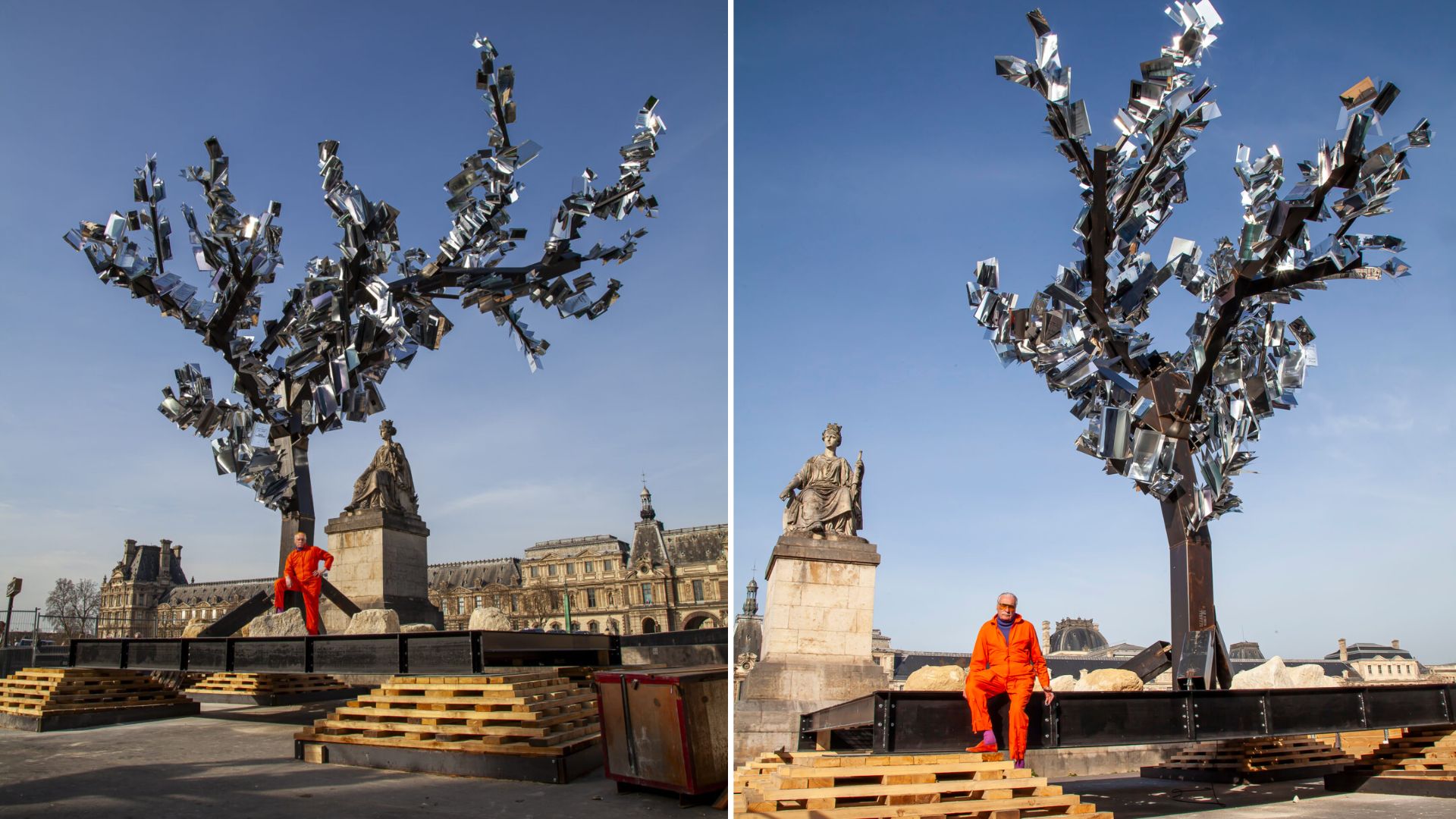 “The tree of a thousand voices”: an ephemeral open-air exhibition in the heart of Paris