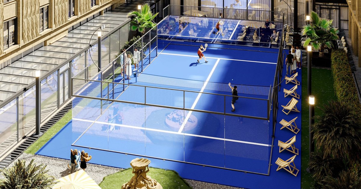 L'Hôtel du Collectionneur inaugure sa piste de padel Paris Select