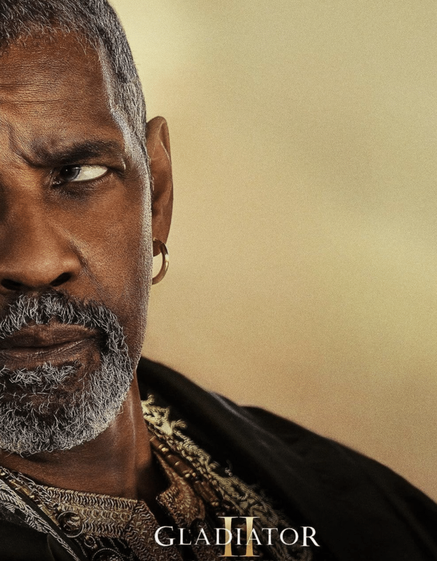 Denzel Washington (Gladiator 2 Macrinus) signed 8x10 photo in-person