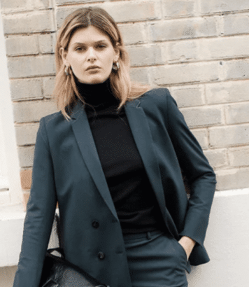 tailleur femme vert
