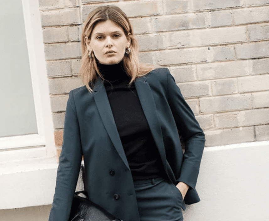 tailleur femme vert