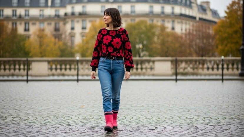 ParisSelect - Bottes Aigle x Rouje: assurent style parisien et pieds au sec tout l’automne