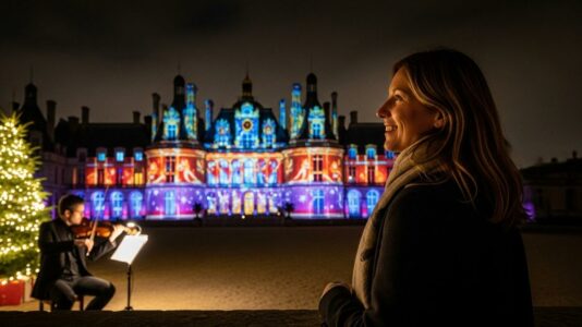 ParisSelect - Château de Fontainebleau fête Noël 2025 avec spectacle et concert