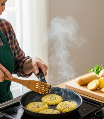 ParisSelect - Galettes de pommes de terre à l’allemande: les Kartoffelpuffer croustillants de l’Oktoberfest se préparent en 30 minutes