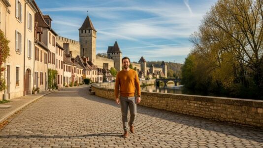 ParisSelect - Vacances: ce village aux ruelles pavées et maisons à pans de bois, classé parmi les plus beaux de France, séduit en automne