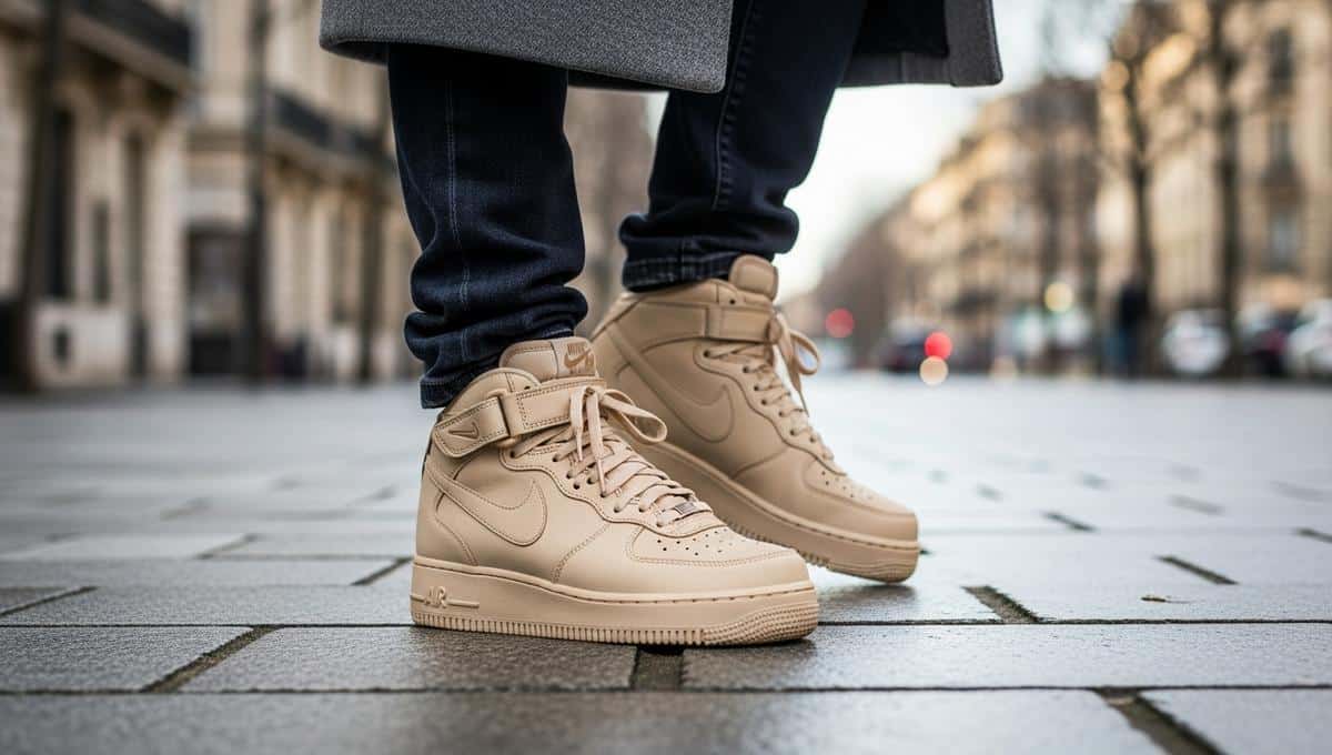 靴 Nike Air Force 1 Mid \"Flax Nike is Bringing Back the Air Force 1 Mid Flax for Fall