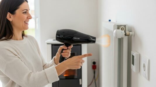 ParisSelect - Radiateurs: l’astuce du sèche-cheveux relance la chaleur en 2 minutes cet hiver