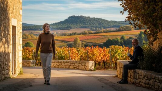 ParisSelect - Village caché de Provence séduit en automne par ses vignes dorées et ses ruelles de pierre