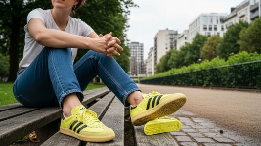 ParisSelect - adidas Samba OG jaune fluo rend hommage à Bruce Lee en 2025 à un peu plus de 100 €