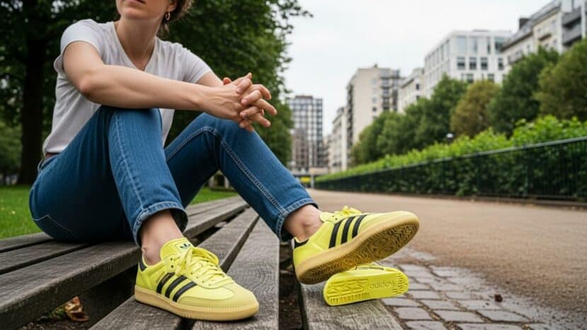 ParisSelect - adidas Samba OG jaune fluo rend hommage à Bruce Lee en 2025 à un peu plus de 100 €