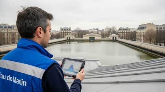 ParisSelect - Réservoir de Passy: le bassin d'eau à ciel ouvert caché entre les toits du 16e