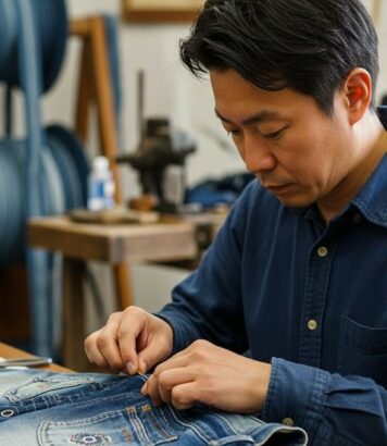 ParisSelect - Proleta Re:Art, la marque japonaise qui coud à la main des jeans à 10 000 € portés par des célébrités