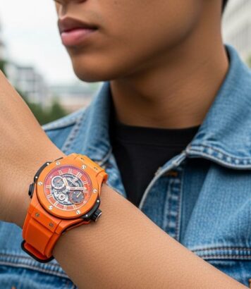 ParisSelect - Hublot ose l’orange mécanique avec la nouvelle Spirit of Big Bang à près de 40 000 €