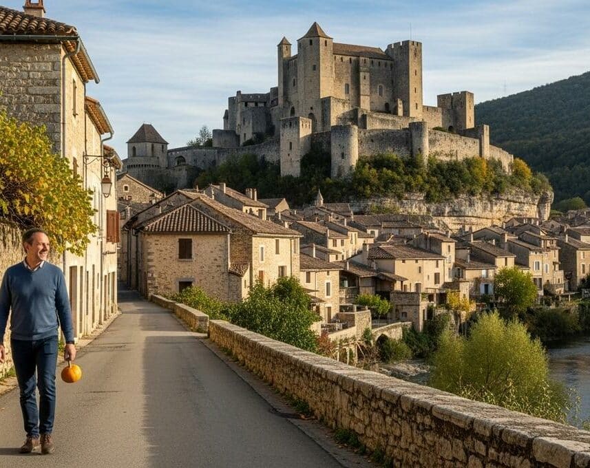 ParisSelect - Aveyron : la forteresse royale de Najac domine un village-rue unique au cœur de la forêt