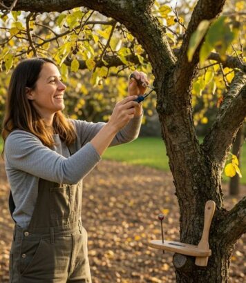 ParisSelect - Jardin: en automne, badigeonnez les troncs à la chaux pour protéger les arbres et éviter les maladies
