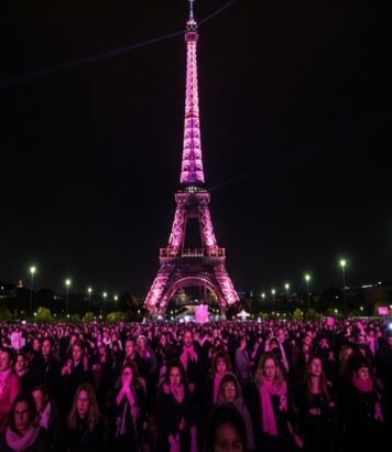 Carla Bruni émeut Paris lors d’Octobre Rose 2025