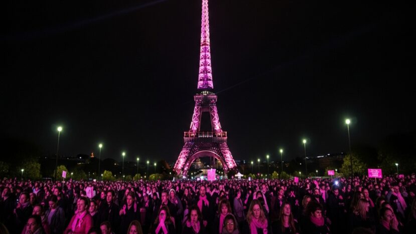Carla Bruni émeut Paris lors d’Octobre Rose 2025