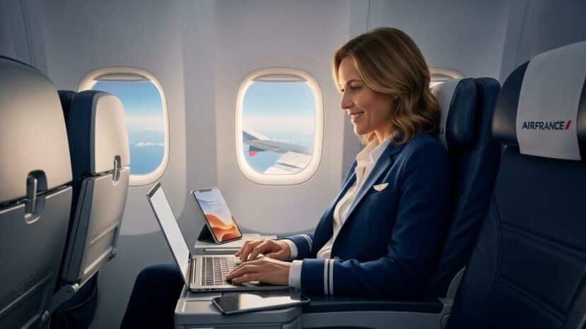 Lepointdujour.fr - Air France déploie le Wi‑Fi Starlink: notre test en vol confirme le très haut débit à bord