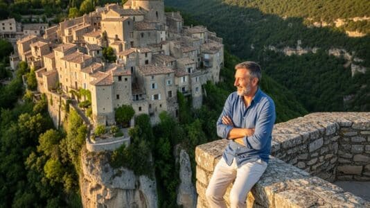 Lepointdujour.fr - Plus Beau Village de France: accroché à une falaise vertigineuse, ce joyau médiéval semble suspendu dans le temps