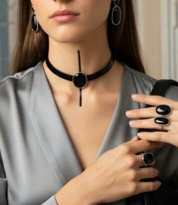 Lepointdujour.fr - Jennifer Lawrence propulse l’onyx et signe le retour des bijoux noirs