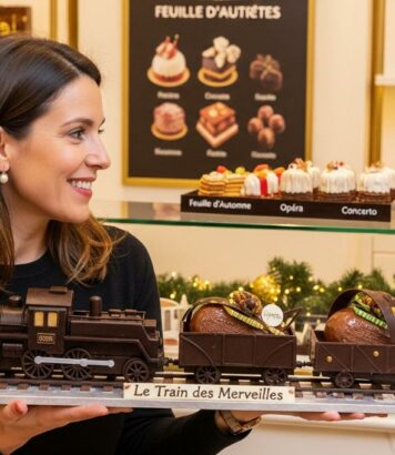 Lepointdujour.fr - Bûche de Noël Lenôtre 2025: Lenôtre dévoile le Train des Merveilles et ses créations de fête à Paris