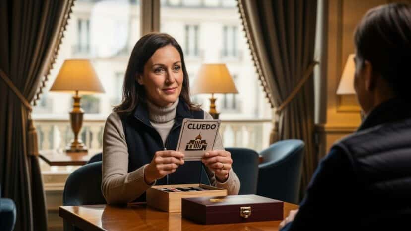 Lepointdujour.fr - Le Bristol Paris lance un jeu de Cluedo à ses couleurs pour Noël 2025