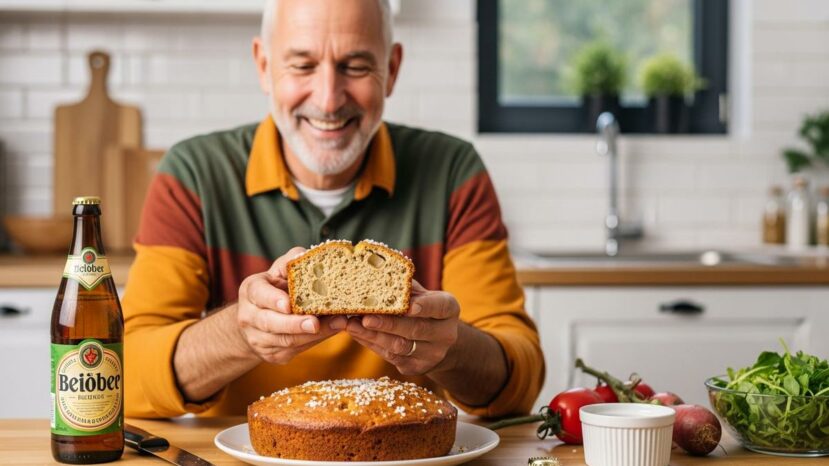 Lepointdujour.fr - Cake salé à la bière et aux châtaignes: recette d’automne moelleuse, parfaite à l’apéro