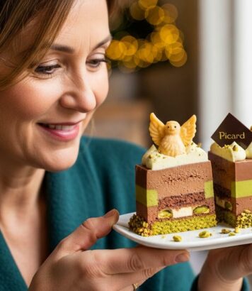 Lepointdujour.fr - Picard: comment la tablette de chocolat Dubaï inspire sa bûche de Noël