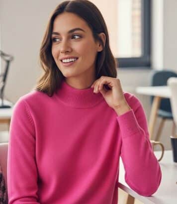 Lepointdujour.fr - Mango: le pull rose à col rond n°1 des ventes en ce moment