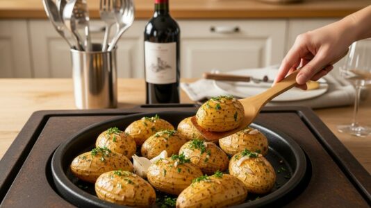 Lepointdujour.fr - Pommes de terre sarladaises de Paul Bocuse: recette croustillante à la graisse de canard du Périgord