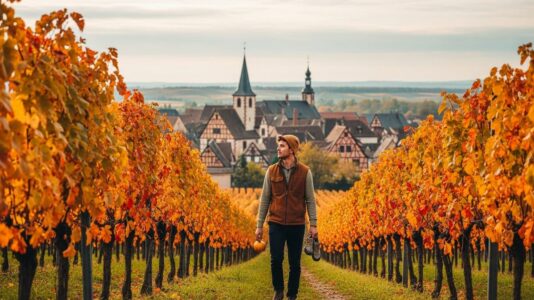 Lepointdujour.fr - Village d’Alsace: ses vignes rougissent en octobre et offrent des balades d’automne incontournables