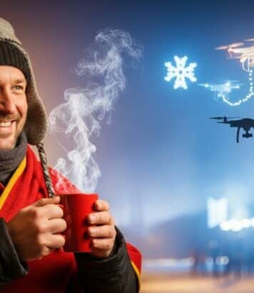 Lepointdujour.fr - Marché de Noël d’Élancourt 2025 (Yvelines) offre un show de drones pyrotechnique gratuit, patinoire et animations