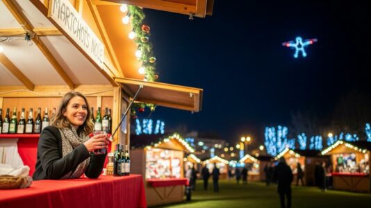 Lepointdujour.fr - Marché de Noël de Chaumontel 2025 (95, Val-d’Oise): artisanat, illuminations, spectacle de drones et feu d’artifice