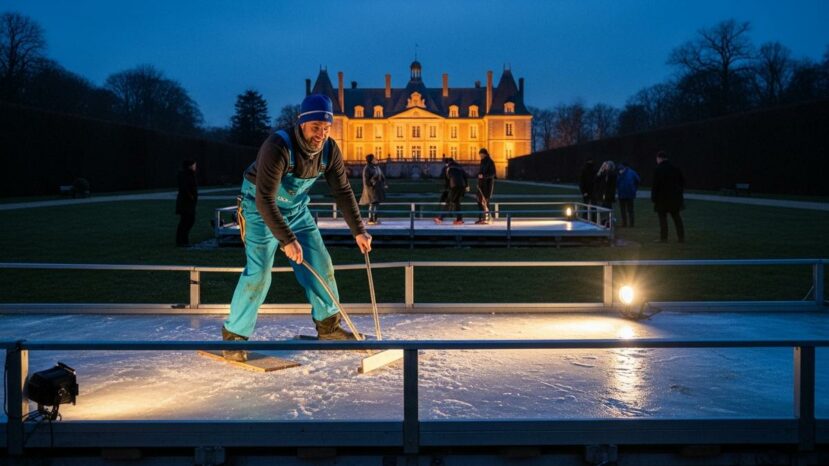 Lepointdujour.fr - Patinoire cachée près de Paris : l’une des plus belles, château illuminé et domaine féérique, n’ouvre que quelques jours