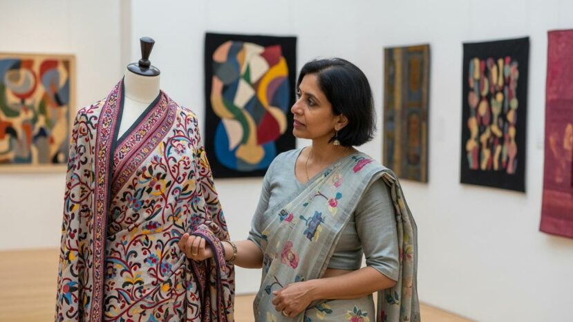 Lepointdujour.fr - Ce qui se trame – Histoires tissées Inde–France: l’art textile en dialogue à Paris