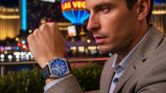 Lepointdujour.fr - TAG Heuer Monaco Skeleton Blue/Purple capte la nuit de Las Vegas: 39 mm, Heuer 02, 80 h de réserve de marche