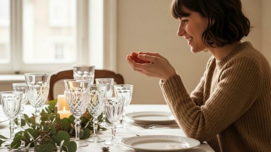 ParisSelectBook - Verres vintage: détournez-les en bougeoirs lumineux pour illuminer votre table de Noël