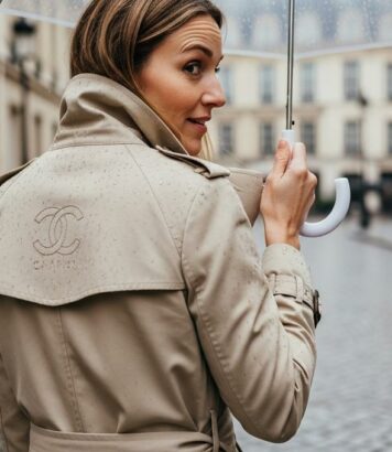 ParisSelectBook - Veste Chanel: le logo caché qui se révèle sous la pluie fait le buzz