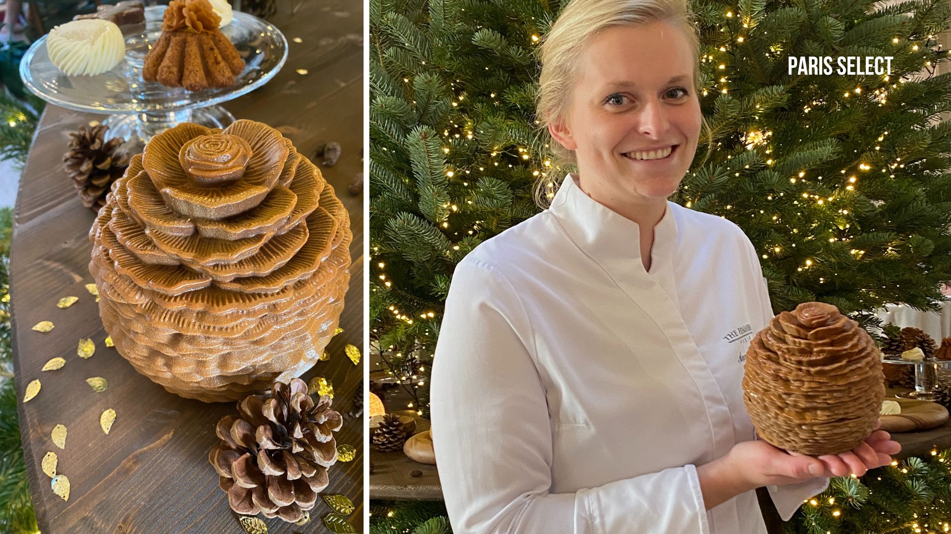 Joyau des Pins: Anne Coruble's magical Yule Log at the Peninsula Paris