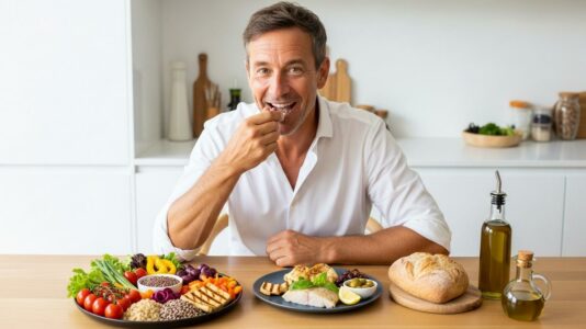 ParisSelectBook - Régime méditerranéen: moins efficace que le végétalien pour perdre du poids, selon un essai clinique